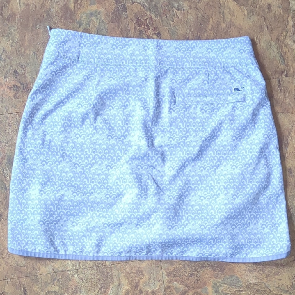 Vineyard Vines Lavender Patterned performance Golf Tennis Skirt Shorts Skorts - Picture 13 of 15